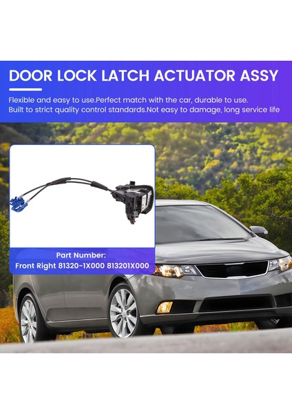 Kıa Forte Için Araç Doğru Kapalı Kilit Alantıcı 81320-1X000 2009-2017 Lhd Door Mandal Aktüatör Motoru 813201X000 Ön Sağ (Yurt Dışından) fırsatları