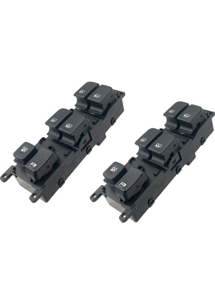 Kia Carens 2006-2012 Için 2x 93570-1D313W Elektrikli Pencere Cam Kaldırma Kontrol Anahtarı Sürücü Tarafı (Yurt Dışından)