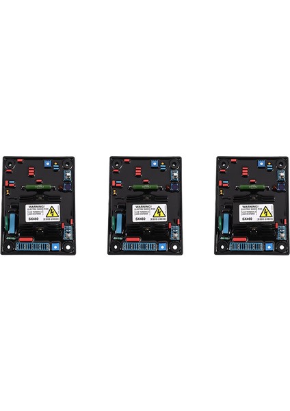 3x Avr SX460-A Sx 460-A 460 Kırmızı Kapasitörlü Yumuşak Tutkal Daha Li Aksesuarlar Otomatik Voltaj Regülatörü (Yurt Dışından)