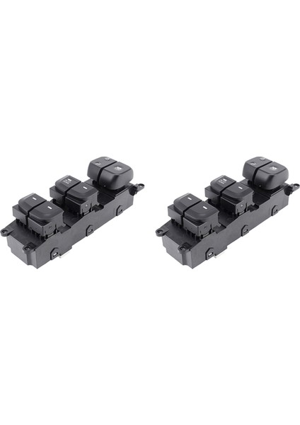 2x Araba 18PIN Elektrikli Güç Ana Pencere Anahtarı Hyundai Için Sol Sürücü Tarafı I10 93570-B4010 (Yurt Dışından)