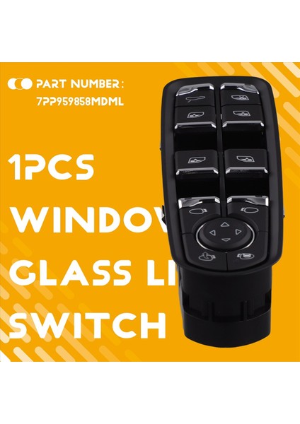 Araç Elektrik Penceresi Cam Asansör Anahtarı Pencere Kontrol Anahtarı 7PP959858MDML Porsche Panamera Cayenne Lhd (Yurt Dışından) fırsatları