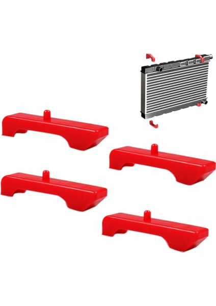 Yalıtım Pedleri 7-1711 Küçük Blok Radyatör Destek Burçları Chevy C10 Caprice 1973-87 Chevrolet / Gmc C &amp K Kamyonları Için (Yurt Dışından)