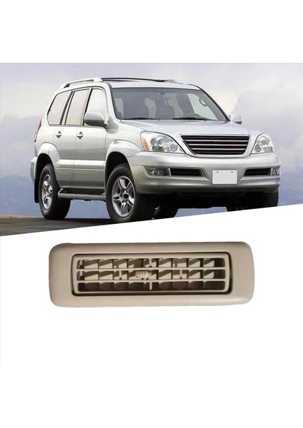 4x Çatı Arka Hava Havalandırma Grille 62985-60010-A0 Toyota Prado Lexus GX470 2002-2009 Bej Yan Hava Outlet Nozul (Yurt Dışından) modelleri