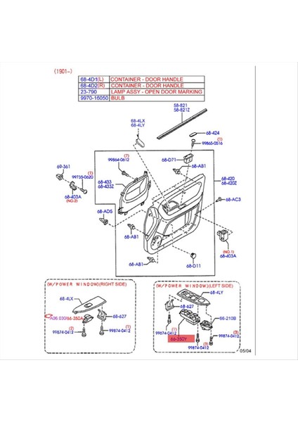 Sürücü Tarafı Power Ana Pencere Kilit Anahtarı Asansör Kontrol Düğmesi 3L8Z-14529-AA Ford Escape 2001-2007 Mazda Mercury (Yurt Dışından) fırsatları