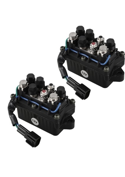 2x Röle Assy 63P-81950-00-00 Yamaha Dıştan Takma Motor Için 4 Strok Motor F 20-250HP (Yurt Dışından)