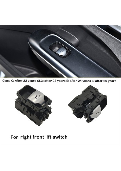 Mercedes-Benz W206 W254 W214 W223 Lhd Için Araba Rigth Ön Güç Pencere Anahtarı Pencere Kaldırma Anahtarı (Yurt Dışından) fiyatları