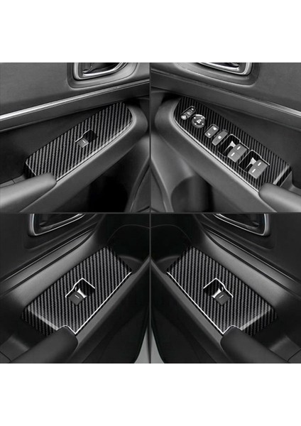 2x Karbon Fiber Pencere Cam Kaldırma Düğmesi Döşeme Anahtarı Kapak Kapısı Koltuk Paneli Çıkartma Hrv Hrv Hr-V Vezel 2021 2022 Rhd (Yurt Dışından) modelleri