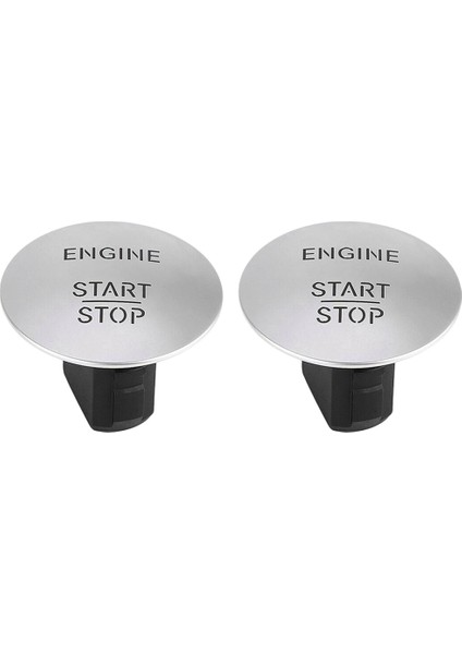 Mercedes-Benz Için 2x Başlangıç Düğmesi Anahtarsız Git Motoru Başlat Durdurma Düğmesi (Yurt Dışından)