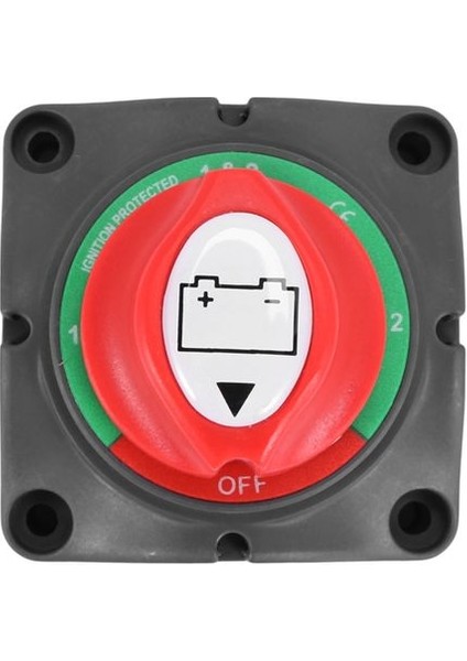 6x 3 Pozisyon Bağlantısı Izolatör Master Anahtar 12-60V Pil Gücü Kesme Kilitli Anahtar (Yurt Dışından) fiyatları