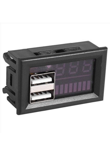 12V Dijital Voltmetre Voltaj Pil Panel Ölçer Araç Motosiklet USB 5V 2A Çıkışı Için (Yurt Dışından) fiyatları