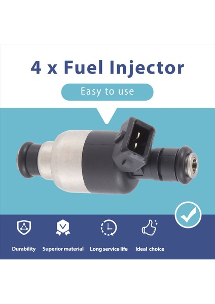 Chevy Opel Corsa Daewoo Cielo Için 4pcs Fue Enjektör 1 6 17124782 17123924 25165453 17103677 ICD00110 17108045 (Yurt Dışından) modelleri