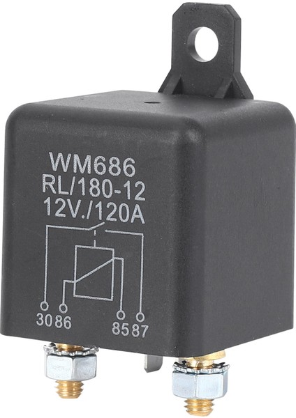 Dc 12V Röle Pil Izolasyon Röle 12V / 120A Araba Kamyonları Için Pik Yük (12V / 120A) (Yurt Dışından)