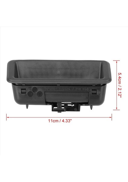 3x Araç Bagaj Kilit Push Düğmesi Serbest Bırakma Tutucu Tutma Tutucu Switch 51247118158 -Bmw E82 E90 E91 E92 E93 E60 E84 E70 E71 (Yurt Dışından) indirimleri