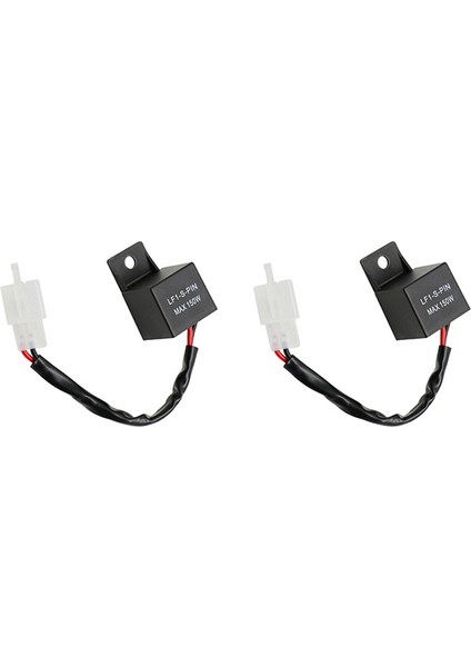 2x 12V LED Relay Göstergesi Röle Motosiklet Dörtlü Yük Bağımsız Gösterge Lf1-S-Pın Max 150W 2 Pın (Yurt Dışından)