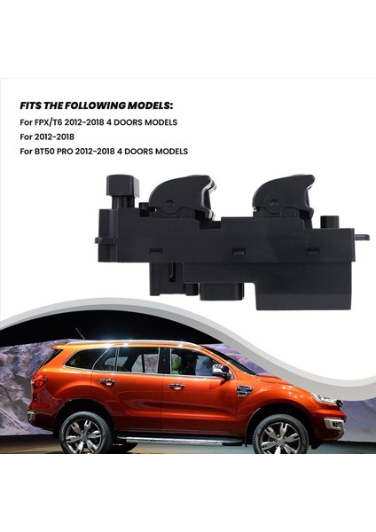 Elektrikli Güç Ana Pencere Anahtarı Lhd AB39-14540-BB -Ford Ranger Everest Için -Mazda Bt-50 4 Kapı 2012-2018 (Yurt Dışından) fırsatları