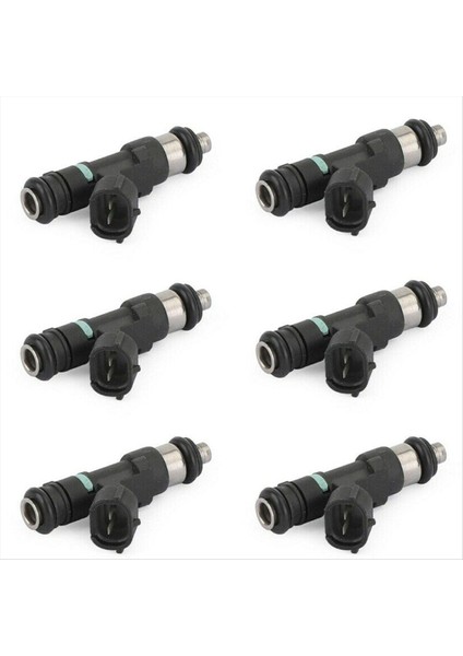6pcs Infiniti QX56 Için Yakıt Enjektörleri Nissan Frontier Xterra 4 0l 0280158007 16600-7S000 (Yurt Dışından) fırsatları
