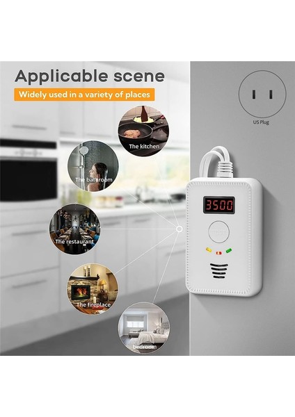 Gaz Dedektörü Doğal Gaz Dedektörü ve Mutfak Için Karbon Monoksit Dedektörü Tapma (Yurt Dışından) fiyatları