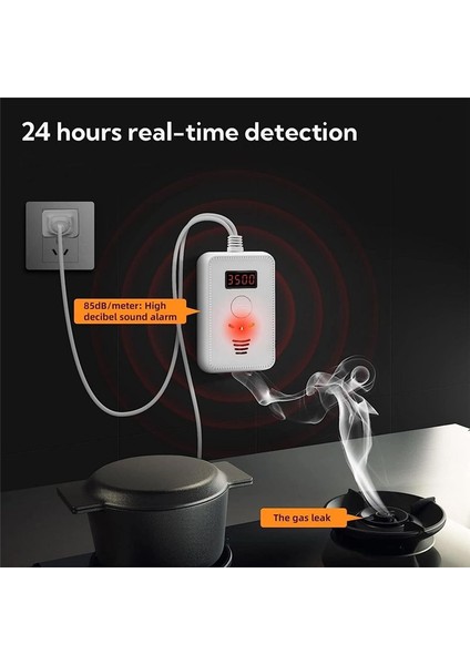 Gaz Dedektörü Doğal Gaz Dedektörü ve Mutfak Için Karbon Monoksit Dedektörü Tapma (Yurt Dışından) indirimleri