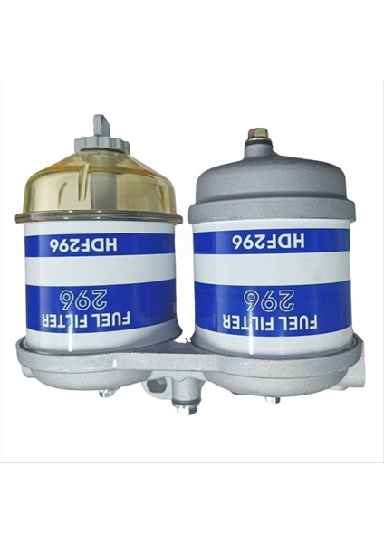 Evrensel Dizel Çift Ekle Düello Yakıt Filtresi 296 Element 7111-296 HDF296 Filtre Yağı Su Ayırıcı Çift Bardak Assy (Yurt Dışından)