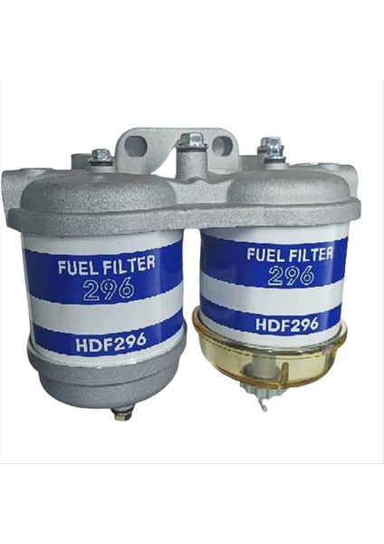 Evrensel Dizel Çift Ekle Düello Yakıt Filtresi 296 Element 7111-296 HDF296 Filtre Yağı Su Ayırıcı Çift Bardak Assy (Yurt Dışından) modelleri