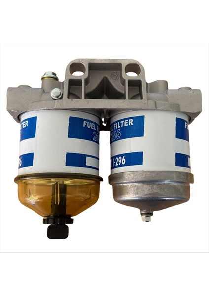 Evrensel Dizel Çift Ekle Düello Yakıt Filtresi 296 Element 7111-296 HDF296 Filtre Yağı Su Ayırıcı Çift Bardak Assy (Yurt Dışından) indirimleri