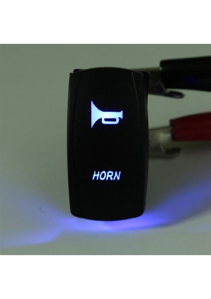 Anlık Araba Teknesi Deniz LED Işık Boynuz Çan Rocker Anahtarı 12V 24V Mavi ile 12V 20A Vinç ile Vinç Çıkış Açma-Kapalı Rocker Anahtarı 7 Pin LED Kırmızı (Yurt Dışından) indirimleri