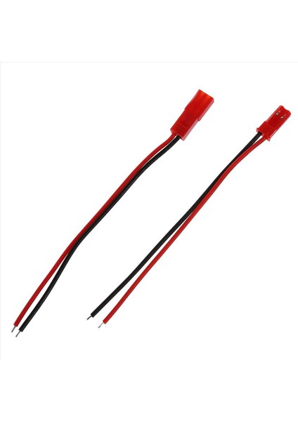 15 Çift 22AWG 100MM Kablo W 2pin Jst M F Rc Pil Motor Bağlantısı Için Fiş (Yurt Dışından) fırsatları