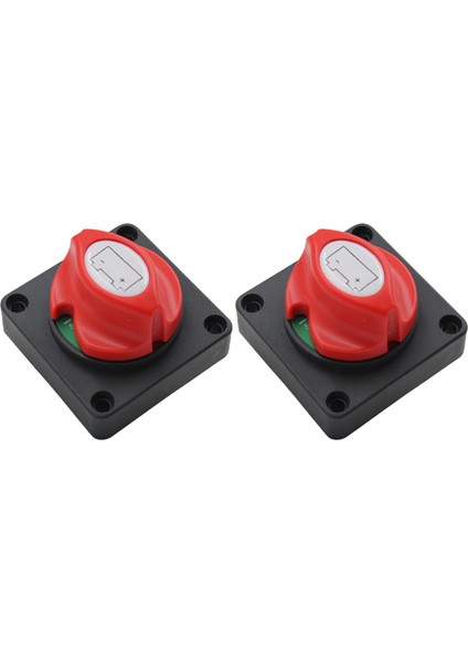 2x Pil Bağlantı Anahtarı Anahtar Kesme Kesme Anahtarı 12V 24V 48V (Yurt Dışından)