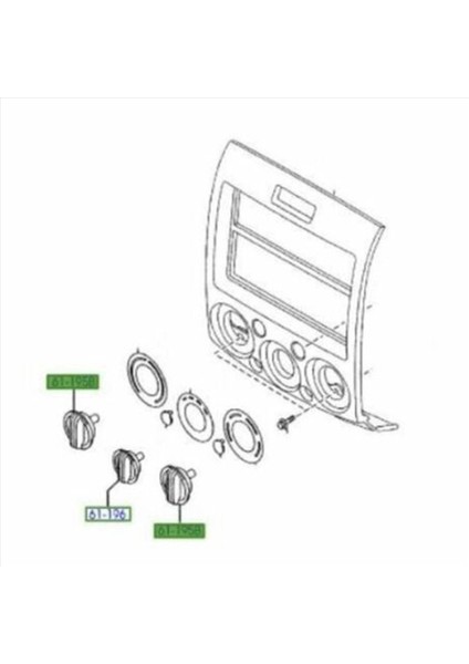 Ford Ranger Pk Için 2009-2011 Isıtıcı Kontrol Düğmeleri (9 Set) UB9B61195 (Yurt Dışından) fırsatları