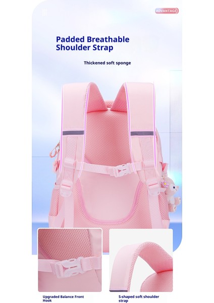 Okul çantası yükünü azaltmak için kız ilkokul öğrencileri için yeni okul çantası (Yurt Dışından) indirimleri