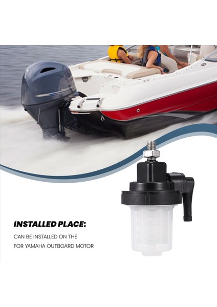 2 Yamaha Dıştan Takma Tekne Için Yakıt Filtresini Ayarlar Motor Su Ayırıcı 9 9hp 15HP 20HP 25HP 30HP 40HP 61N-24560-00 (Yurt Dışından) modelleri