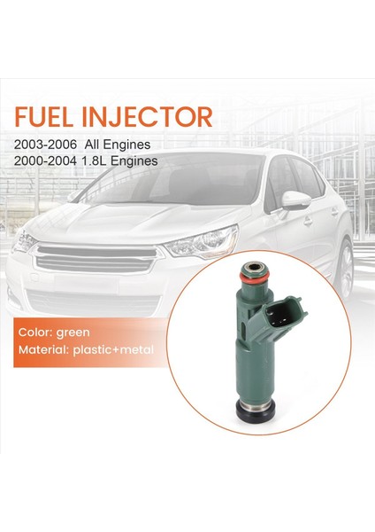 2000-2005 Için Yakıt Enjektörü Toyota Celica Mr2 Spyder 2000-2004 Corolla 03-06 Matrix 00-02 Chevy Prizm 03-06 2325022040 (Yurt Dışından) modelleri