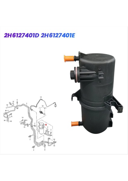 Dizel Yakıt Filtresi Sıralı Filtre 2H6127401D 2H6127401E Vw Amarok Dizel Pickup 2010-2022 2H6127401G 2h6 127 401 D (Yurt Dışından) fiyatları