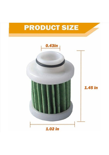 24 x Birincil Yakıt Filtresi 6D8-WS24A-00-00 Yamaha Sierra Için 18-79799 F50-F115 (Yurt Dışından) fırsatları