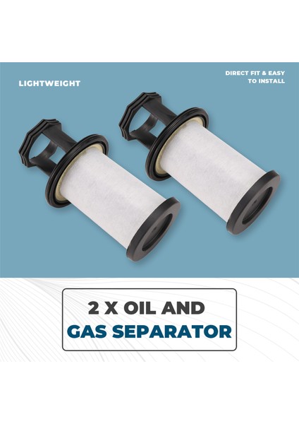 2pcs Hava Filtre Elemanları Krank Kordalı Yağ ve Gaz Ayrılıkçı Araç Aksesuarları Provent 200 3584145 (Yurt Dışından) indirimleri