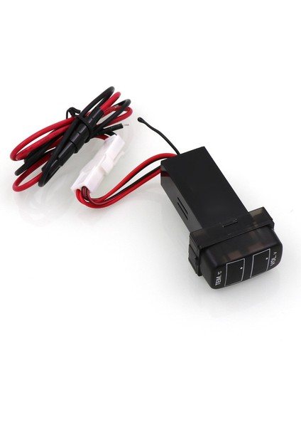 Araç Dijital Voltmetre Sıcaklık Göstergesi 2 Içinde 1 Voltaj Temp LED Ekran Ölçer Mitsubishi (Yurt Dışından) fiyatları