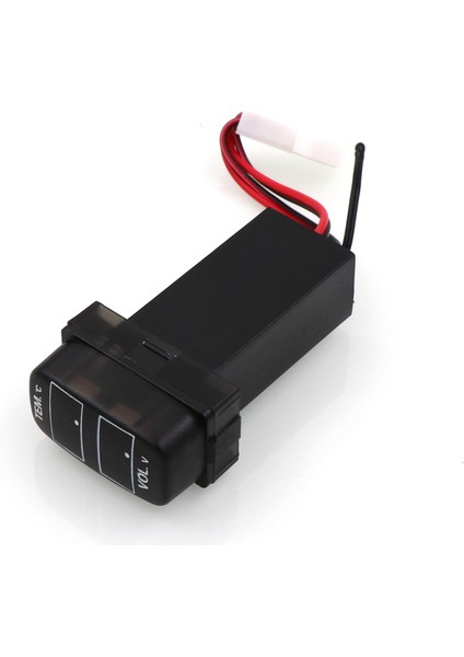 Araç Dijital Voltmetre Sıcaklık Göstergesi 2 Içinde 1 Voltaj Temp LED Ekran Ölçer Mitsubishi (Yurt Dışından) modelleri