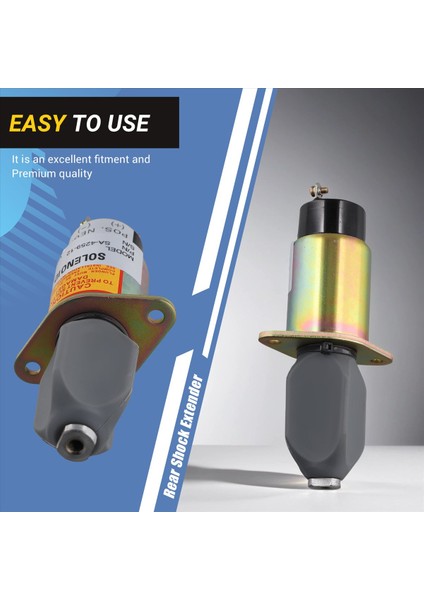 Kubota Cummins Için Yakıt Solenoid SA-4259 1751-12A6U1B1S5 1751-24A6U1B1S5 (Yurt Dışından) fırsatları