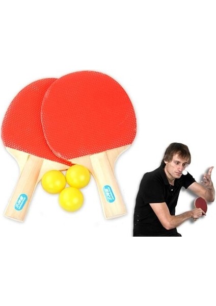 Masa Tenisi Seti (2 Raket + 3 Top)
