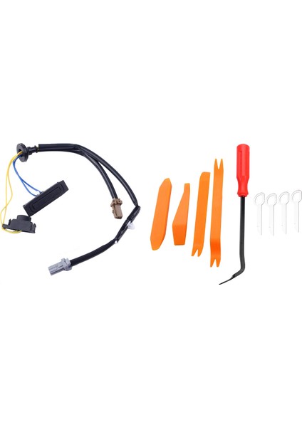 9 Paket Araç Tesisi Çıkarma Aracı Kiti ve 1x Bagaj Kapak Serbest Bagaj Kapağı Açıcı Anahtarı Nissan Sentra Tiida C11 Latio Versa (Yurt Dışından)