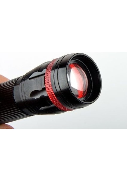 Power Ledli ve Zoomlu 2 Km Menzilli Alüminyum El Feneri modelleri