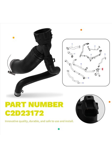 Jaguar Xj Için Alt Motor Soğutucu Radyatör Hortumu 5 0 Supercharged C2D23172 C2D6360 C2D20066 (Yurt Dışından) indirimleri