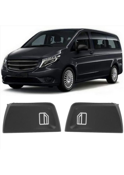 6pcs Pencere Anahtarı Düğmesi Güç Penceresi Kontrol Anahtarı Düğmesi Mercedes Vito Viano W639 Sprinter Iı 906 (Yurt Dışından) fırsatları