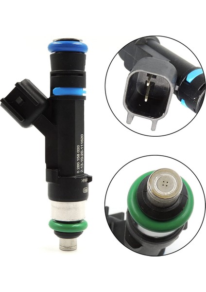 6pcs Yakıt Enjektör Nozul 53032701AA 0280158020 Jeep Liberty Dodge Dakota Için Mitsubishi Raider 3 7l Siyah (Yurt Dışından) modelleri