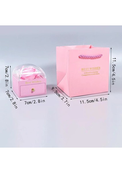 Sonsuzluk Gül Tasarımlı Takı Kutusu - Lisinya fiyatları