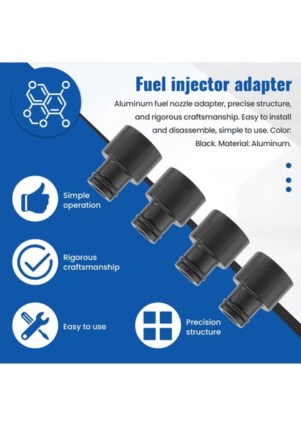 Yakıt Enjektör Adaptörleri Şapka Yakıt Nozul Arapçıları Genişleticiler B16 B18 D16Z D16Y Için Araç Üst Kapak Aksesuarları (Yurt Dışından) indirimleri