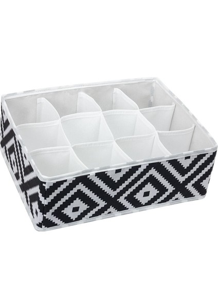 Makyaj Organizeri Şeffaf 3 Gözlü + 12 Bölmeli Mozaik Desen Çekmece Düzenleyici - 2li Set XYZ789 fırsatları