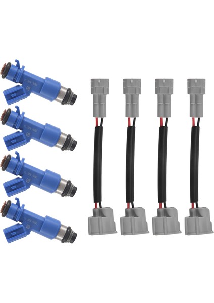 4pc 410CC Rdx Honda Acura Için Fişli Yakıt Enjektörü 07-12 Civic Integra Rsx K20 K24 B16 B18 16450RWCA01 16450-RWC-A01 (Yurt Dışından) fırsatları