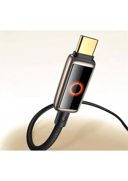 CA-6680 TYPE-C To TYPE-C NEFES ALAN IŞIK GÖSTERGELİ 100 W PREMİUM KABLO
