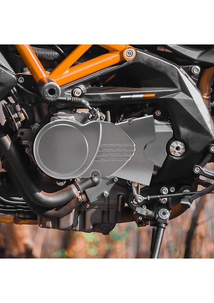 110CC 125CC 140CC Çukur Kir Bisiklet Sol Motor Stator Manyeto Kapak Kasa Gümüş (Yurt Dışından) indirimleri